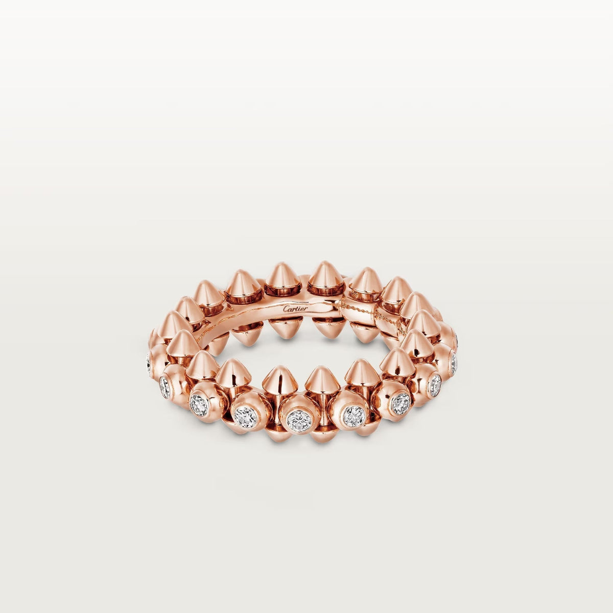[Resenly Jewelry]CLASH 6.8MM DIAMOND MEDIUM RING