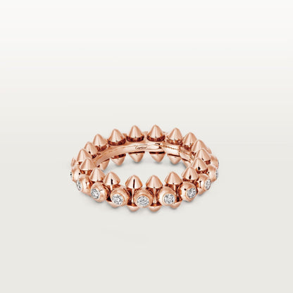 [Resenly Jewelry]CLASH 6.8MM DIAMOND MEDIUM RING
