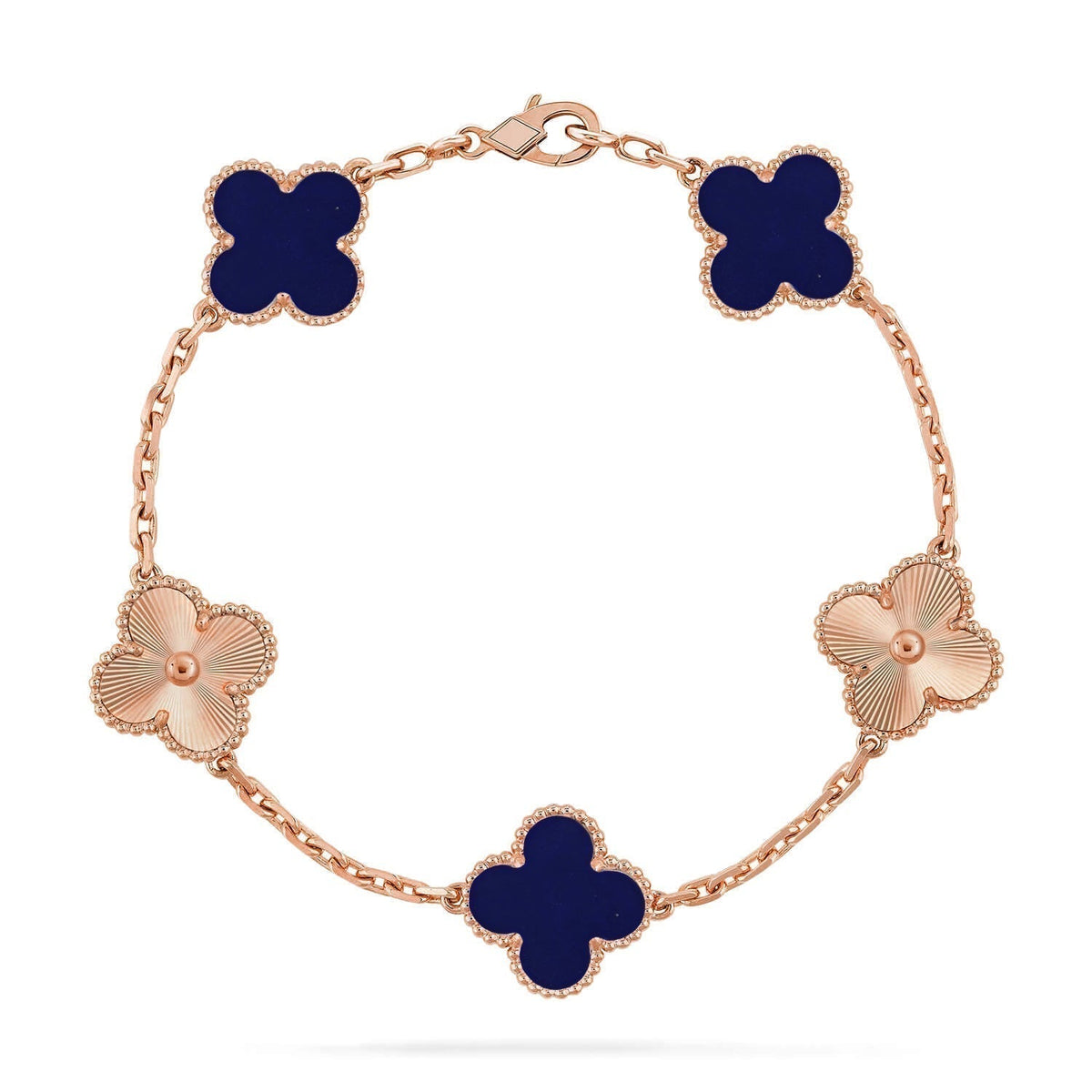 [Resenly Jewelry]CLOVER 5 MOTIF LAPIS LAZULI BRACELET COLLECTION