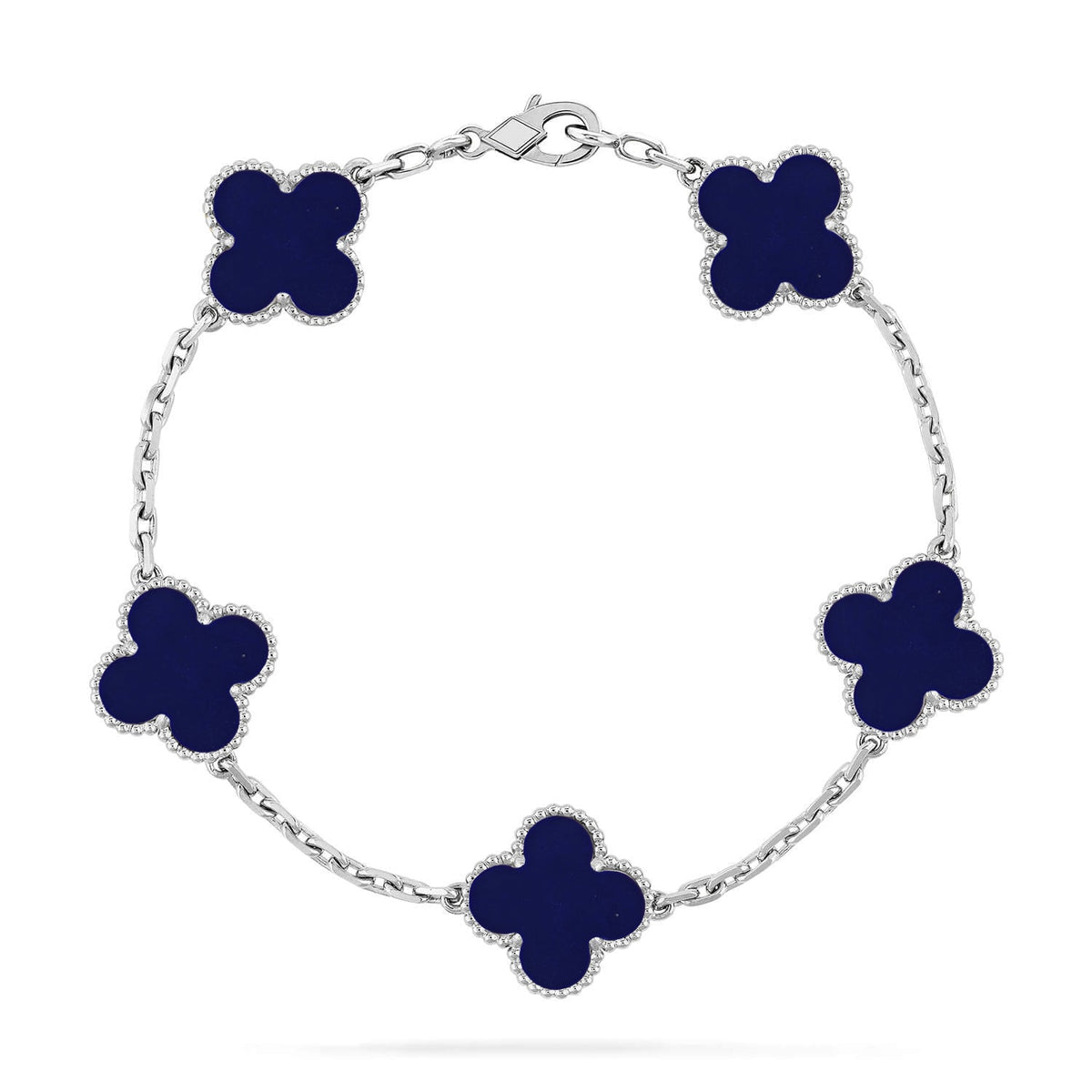 [Resenly Jewelry]CLOVER 5 MOTIF LAPIS LAZULI BRACELET COLLECTION