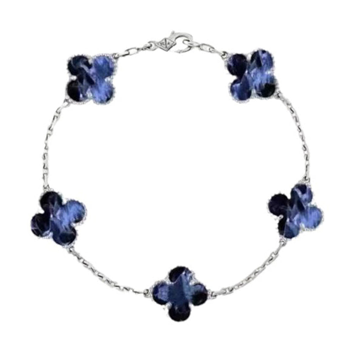 [Resenly Jewelry]CLOVER 5 MOTIF PIETERSITE BRACELET COLLECTION