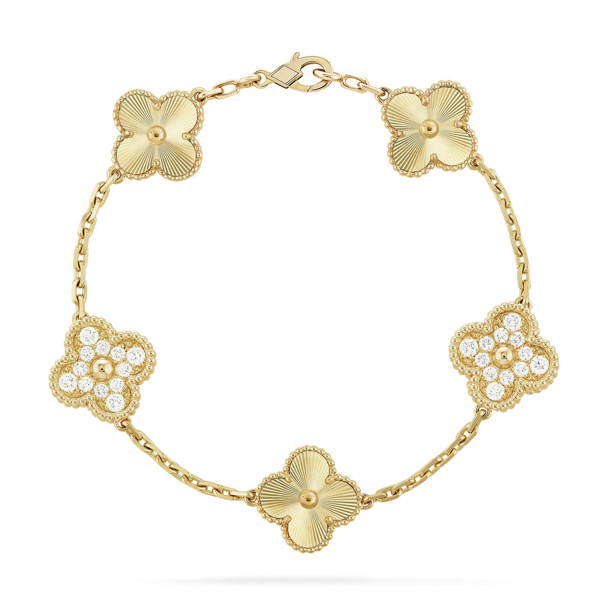 [Resenly Jewelry] CLOVER 5 MOTIF LASER BRACELET COLLECTION