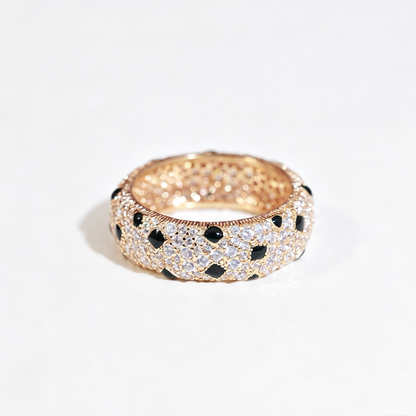 [Resenly Jewelry]PANTHERE SPOTTED FULL DIAMOND RING
