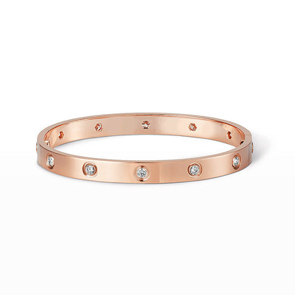 [Resenly Jewelry]LOVE BRACELET 6.1MM 10 DIAMONDS