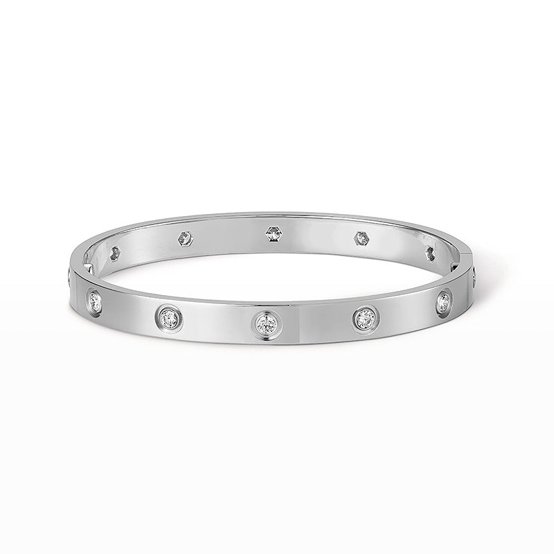 [Resenly Jewelry]LOVE BRACELET 6.1MM 10 DIAMONDS