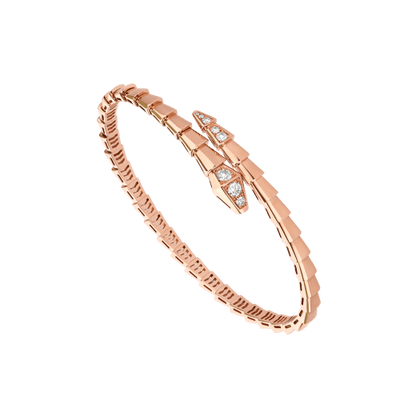 [Resenly Jewelry]SERPENTI BRACELET DIAMONDS PINK GOLD