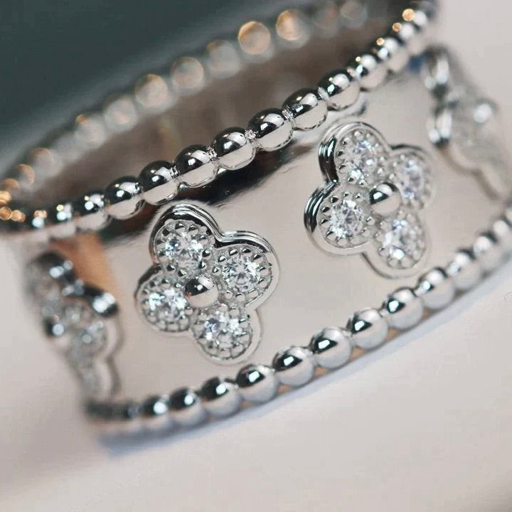 [Resenly Jewelry]CLOVER KALEIDOSCOPE RING 10MM