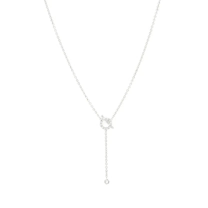 [Resenly Jewelry]FINESSE SILVER DIAMOND NECKLACE