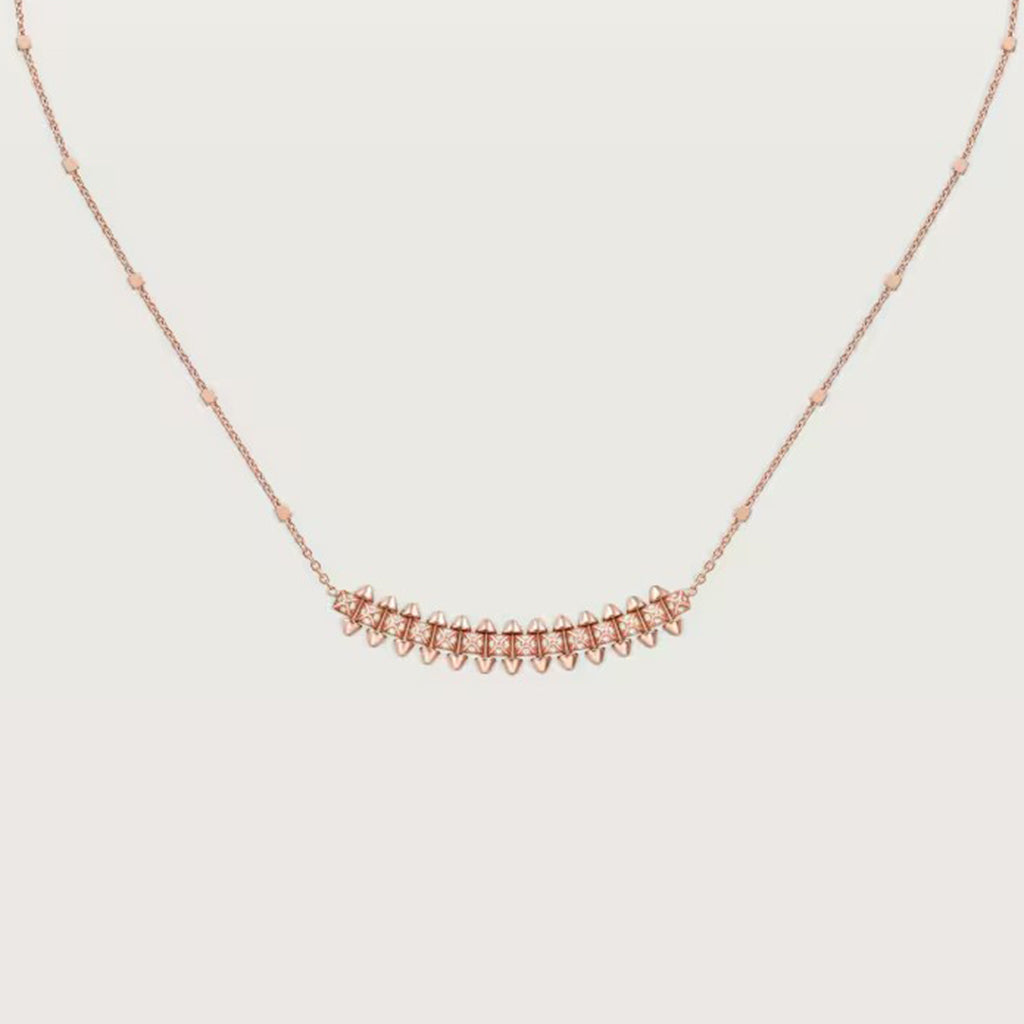 [Resenly Jewelry]CLASH  SMALL FULL DIAMOND NECKLACE