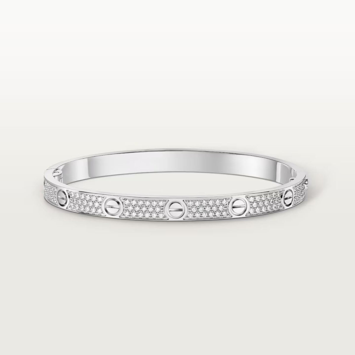 [Resenly Jewelry]LOVE BRACELET 4.8MM DIAMOND-PAVED