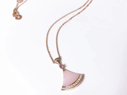 [Resenly Jewelry]DREAM NECKLACE PINK MOP DIAMOND