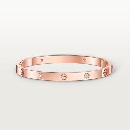 [Resenly Jewelry]LOVE BRACELET 4.8MM 4 DIAMONDS