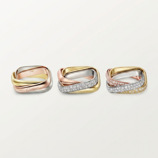 [Resenly Jewelry]TRINITY 3.5MM CUSHION RING COLLECTION