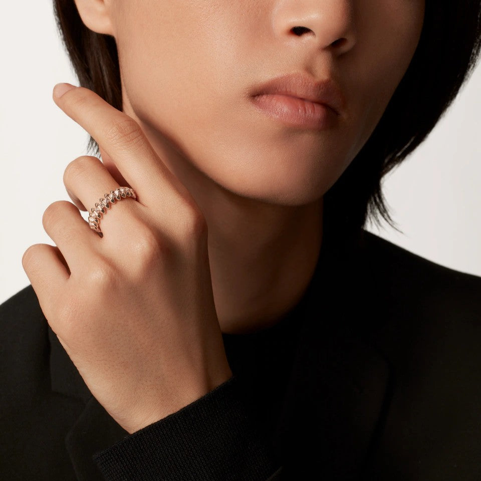 [Resenly Jewelry]CLASH 6.4MM SMALL FULL DIAMOND RING