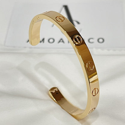 [Resenly Jewelry]LOVE BRACELET 6.1MM OPEN CUFF