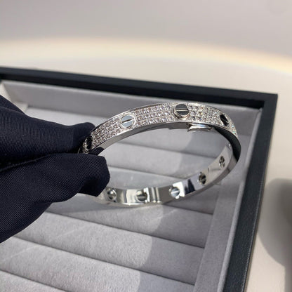 [Resenly Jewelry]LOVE BRACELET 6.1MM DIAMOND-PAVED CERAMIC