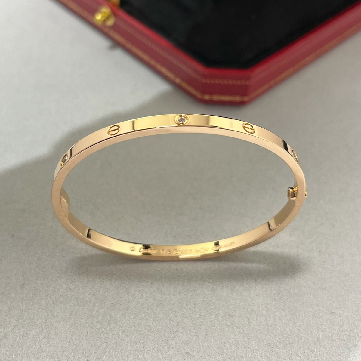 [Resenly Jewelry]LOVE BRACELET 3.65MM 6 DIAMONDS