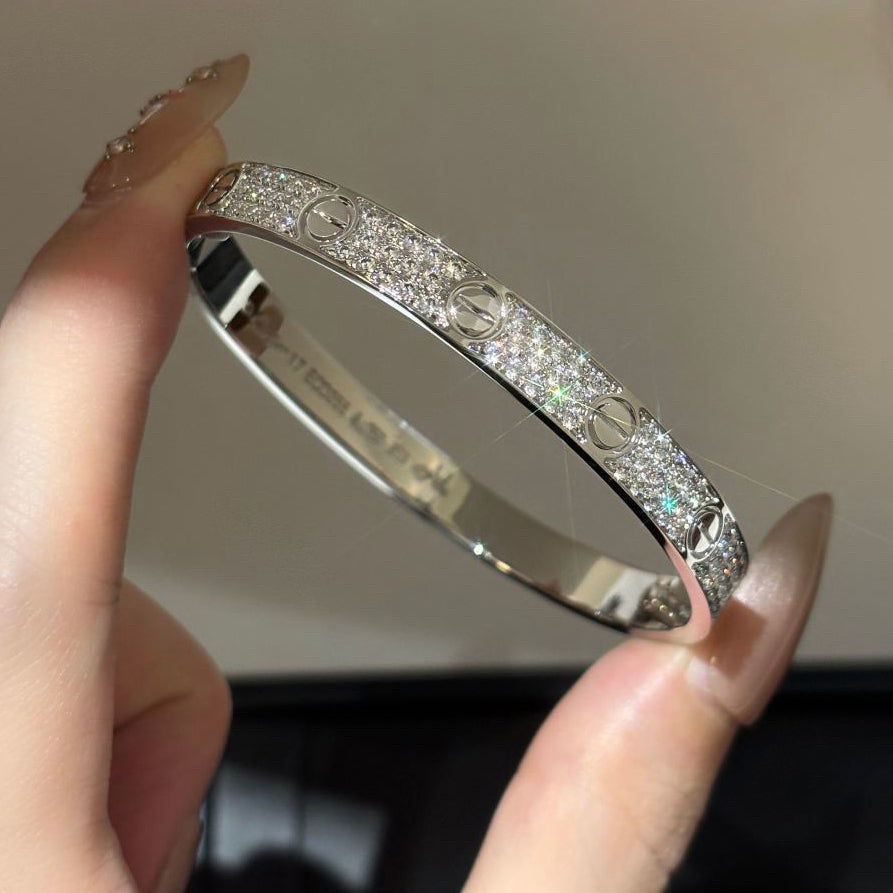 [Resenly Jewelry]LOVE BRACELET 6.1MM DIAMOND-PAVED