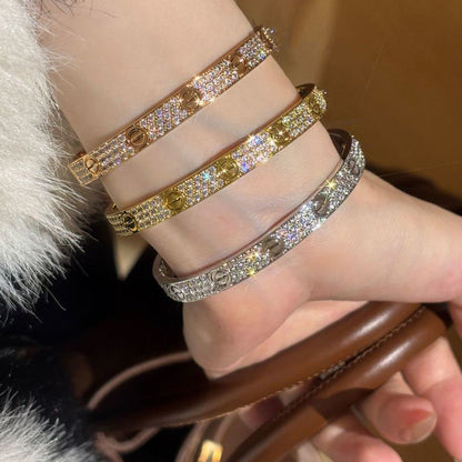 [Resenly Jewelry]LOVE BRACELET 6.1MM DIAMOND-PAVED