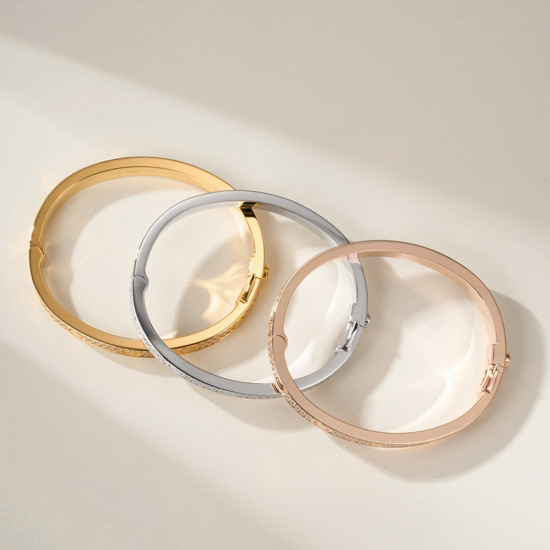 [Resenly Jewelry]LOVE BRACELET 6.1MM DIAMOND-PAVED