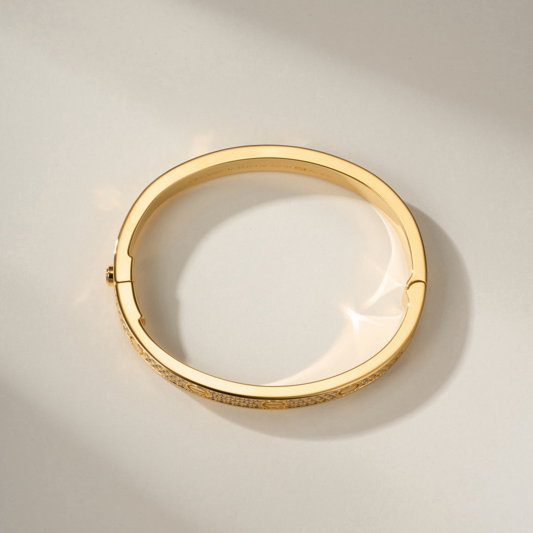[Resenly Jewelry]LOVE BRACELET 6.1MM DIAMOND-PAVED