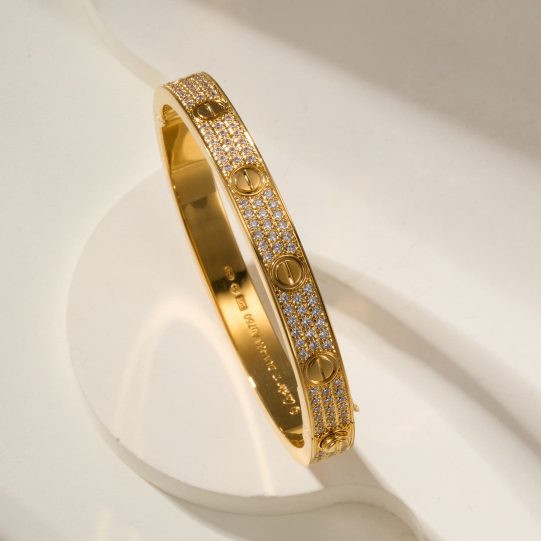[Resenly Jewelry]LOVE BRACELET 6.1MM DIAMOND-PAVED