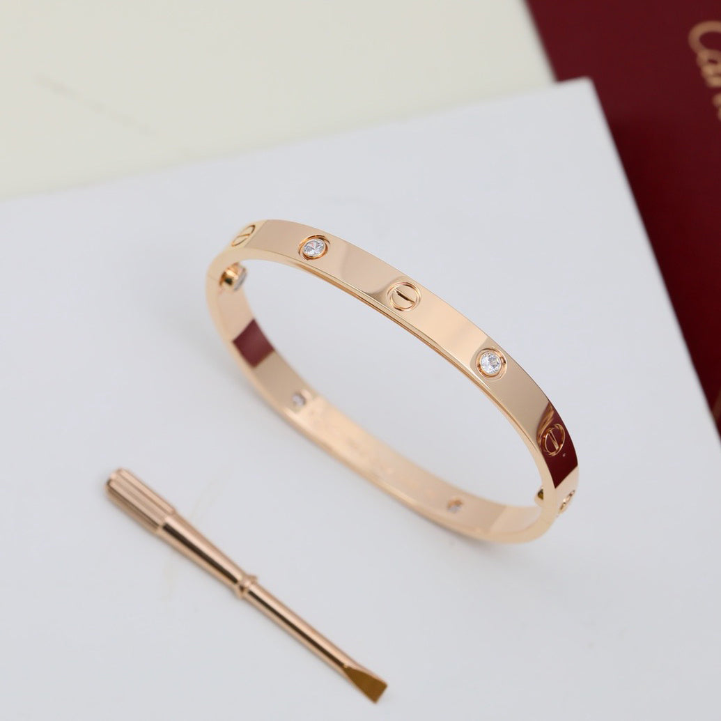 [Resenly Jewelry]LOVE BRACELET 6.1MM 4 DIAMONDS