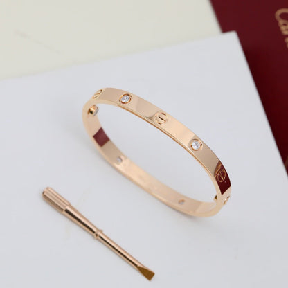 [Resenly Jewelry]LOVE BRACELET 6.1MM 4 DIAMONDS