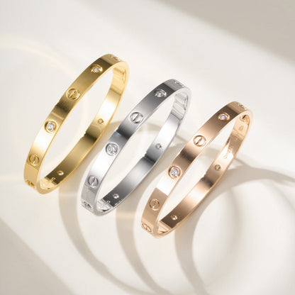 [Resenly Jewelry]LOVE BRACELET 6.1MM 4 DIAMONDS