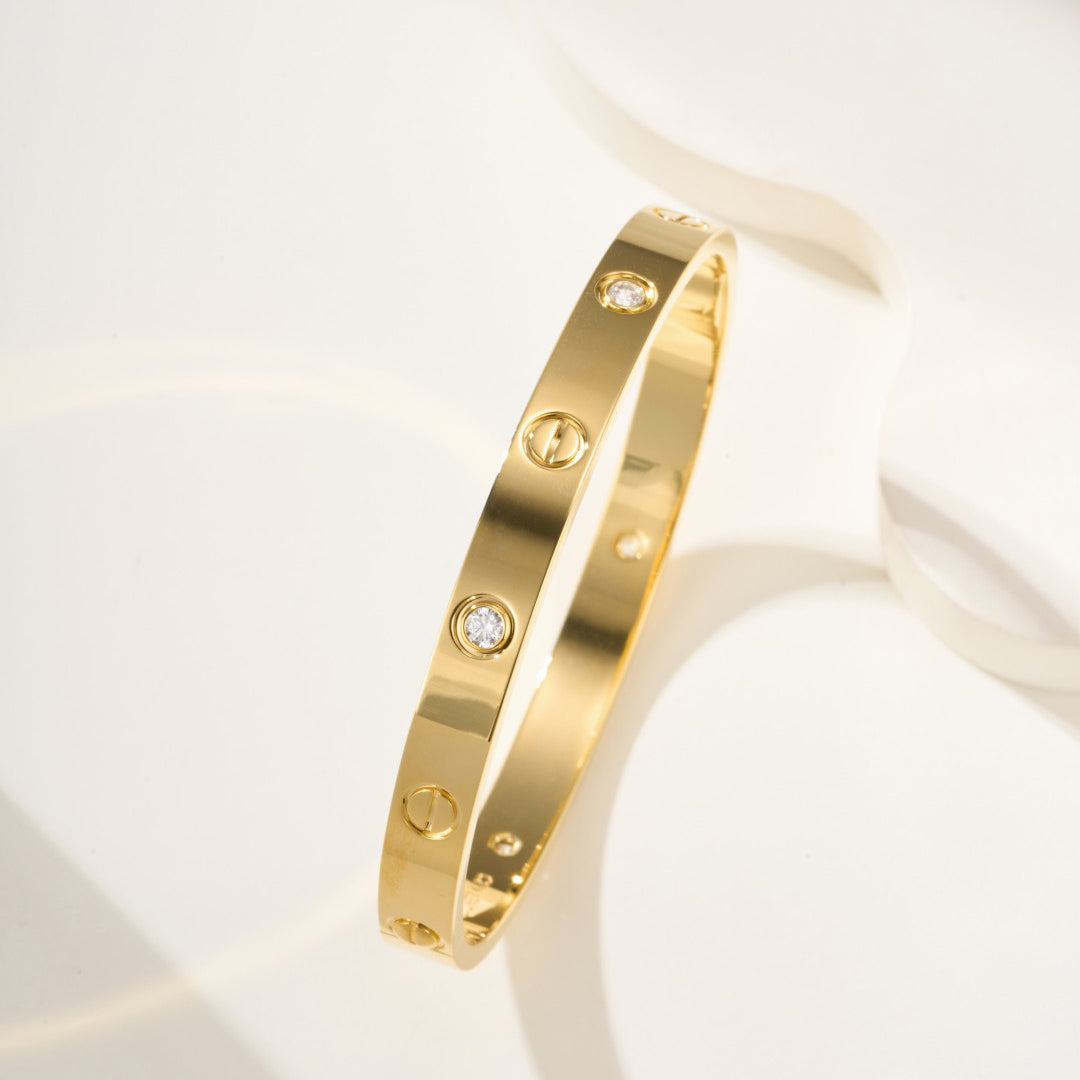 [Resenly Jewelry]LOVE BRACELET 6.1MM 4 DIAMONDS