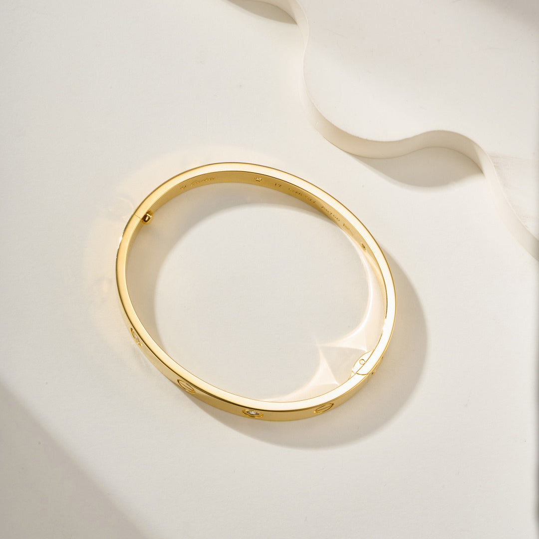 [Resenly Jewelry]LOVE BRACELET 6.1MM 4 DIAMONDS