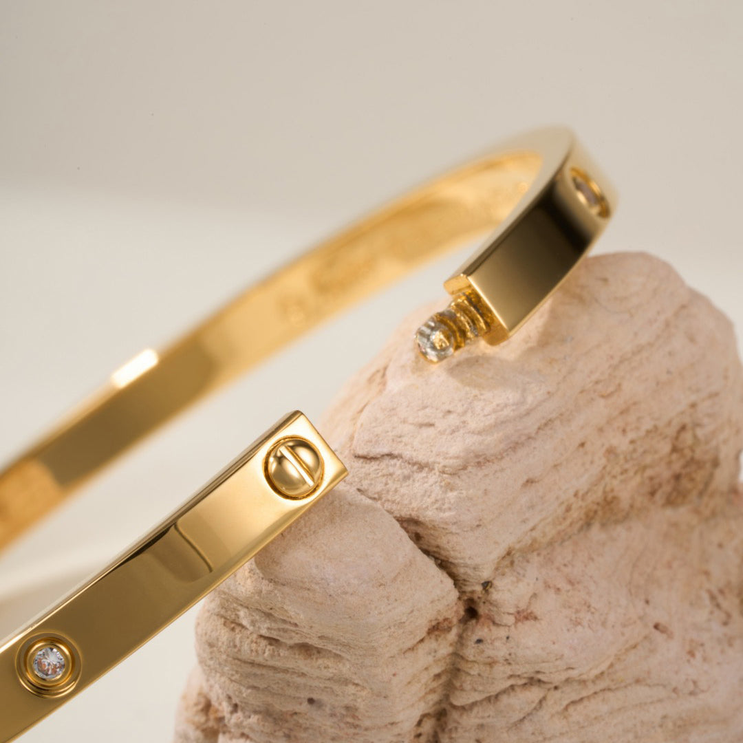 [Resenly Jewelry]LOVE BRACELET 3.65MM 6 DIAMONDS