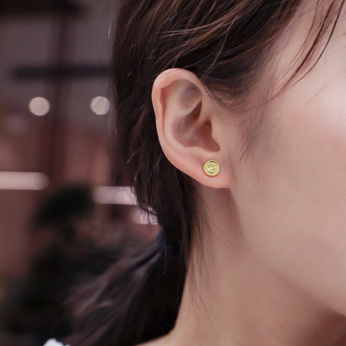 [Resenly Jewelry]LOVE EARRINGS 7.2MM