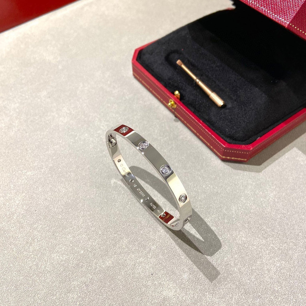 [Resenly Jewelry]LOVE BRACELET 6.1MM 10 DIAMONDS