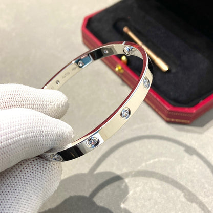 [Resenly Jewelry]LOVE BRACELET 6.1MM 10 DIAMONDS