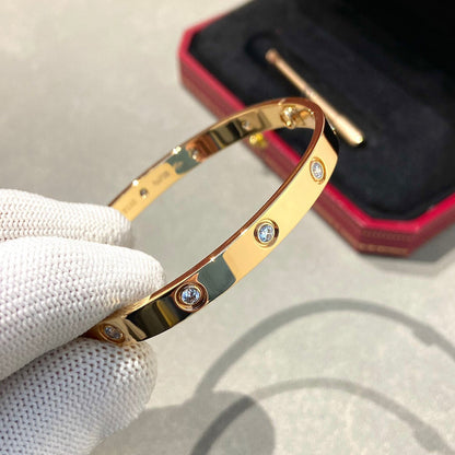 [Resenly Jewelry]LOVE BRACELET 6.1MM 10 DIAMONDS