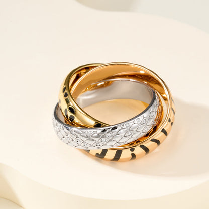 [Resenly Jewelry]TRINITY  RING LEOPARD PRINT