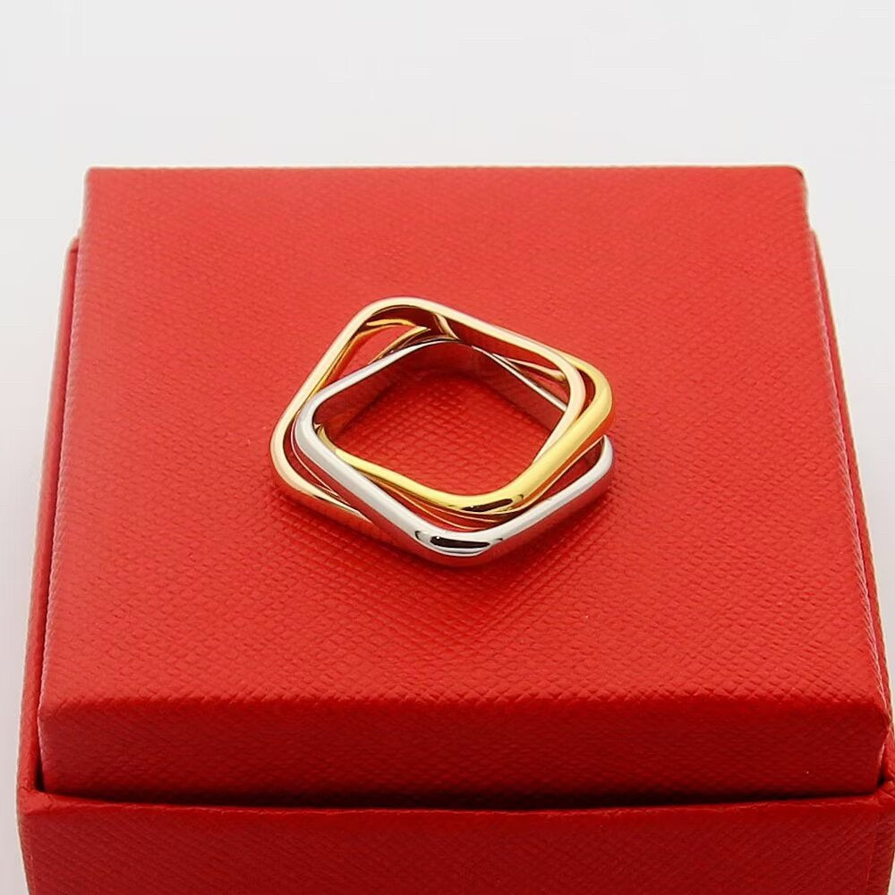 [Resenly Jewelry]TRINITY 3.5MM CUSHION RING COLLECTION