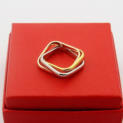 [Resenly Jewelry]TRINITY 3.5MM CUSHION RING COLLECTION