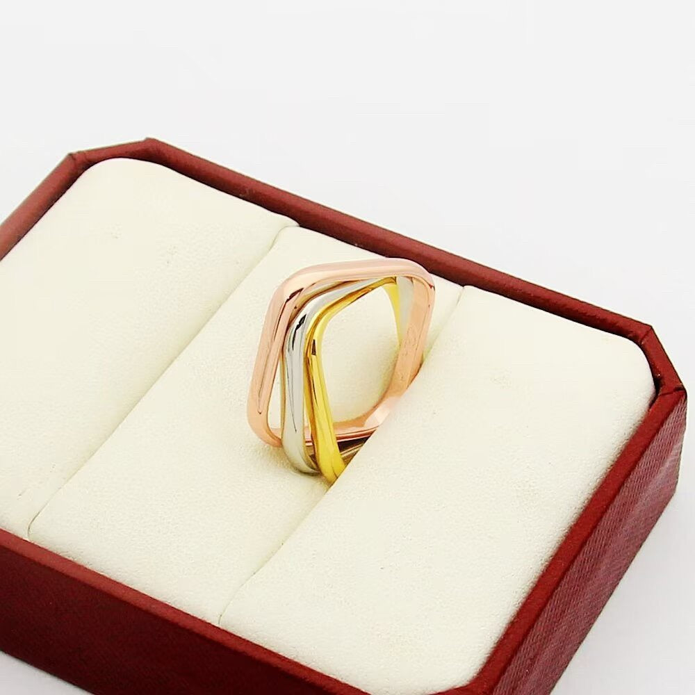 [Resenly Jewelry]TRINITY 3.5MM CUSHION RING COLLECTION