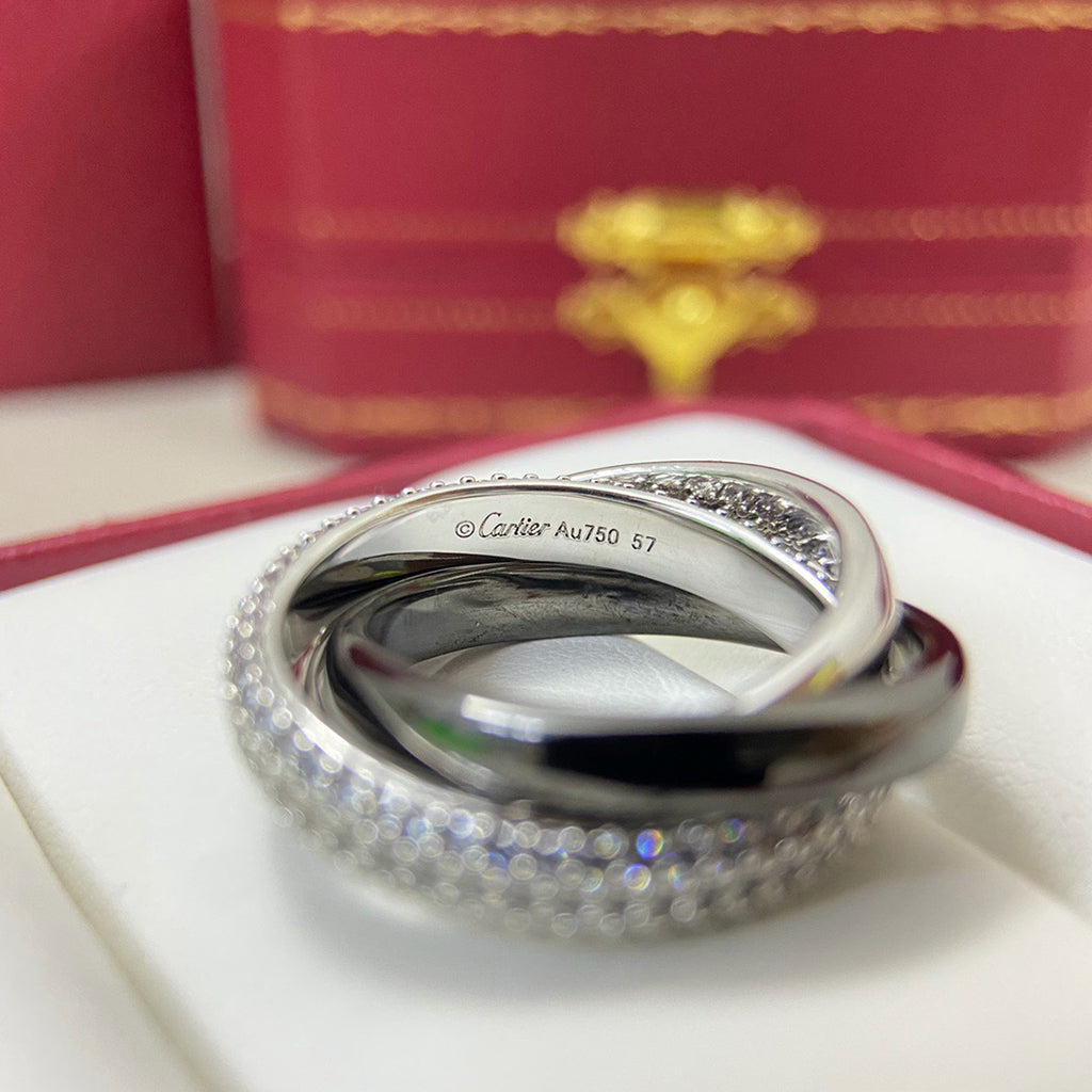 [Resenly Jewelry]TRINITY 3.2MM RING BLACK CERAMIC