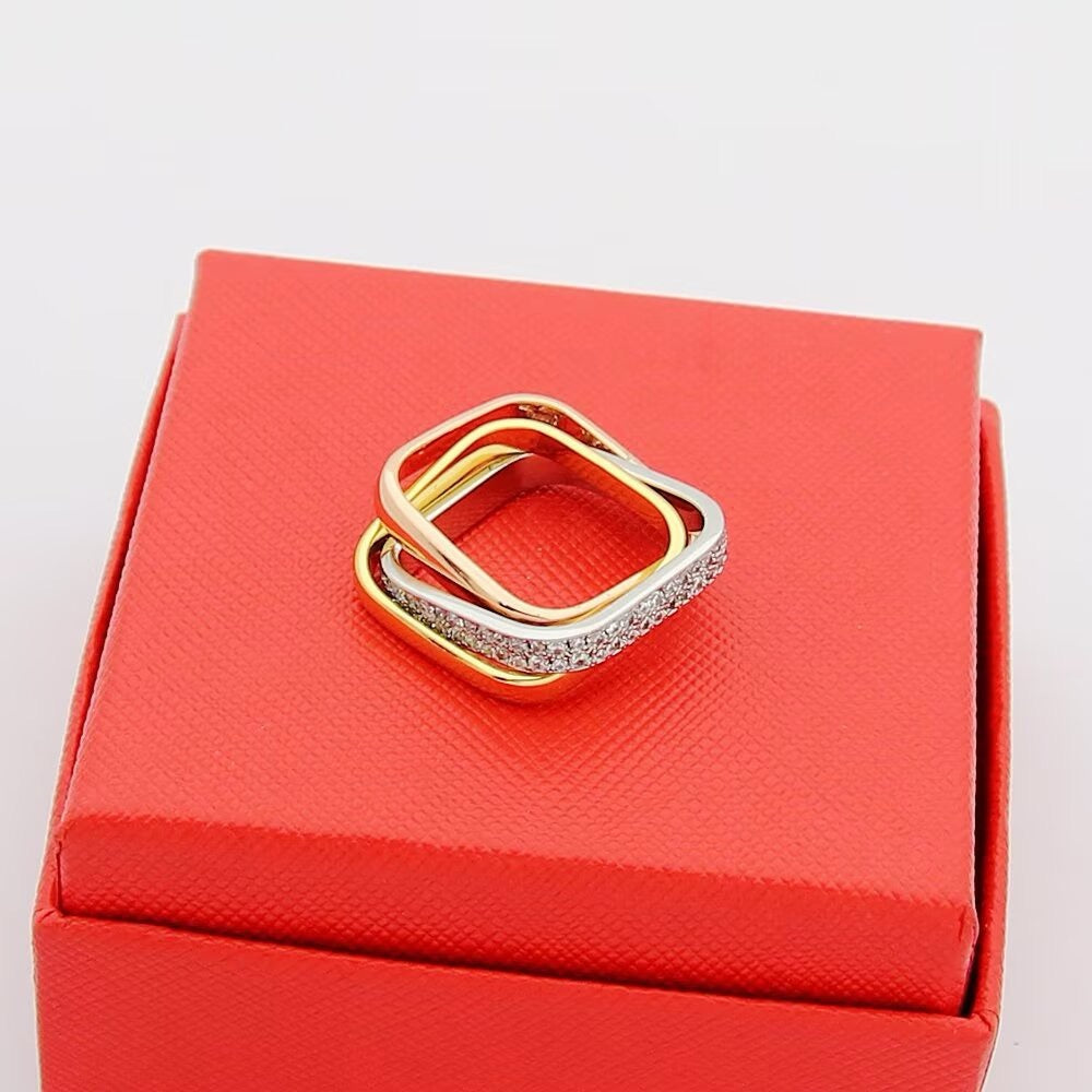 [Resenly Jewelry]TRINITY 3.5MM CUSHION RING COLLECTION