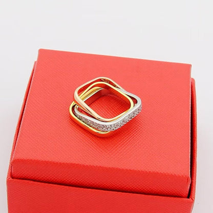 [Resenly Jewelry]TRINITY 3.5MM CUSHION RING COLLECTION