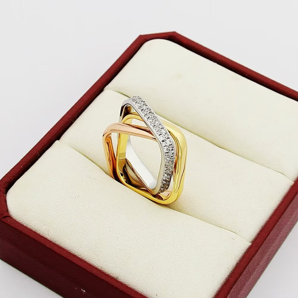 [Resenly Jewelry]TRINITY 3.5MM CUSHION RING COLLECTION
