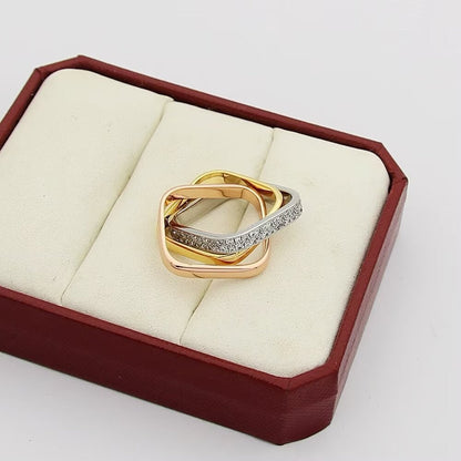 [Resenly Jewelry]TRINITY 3.5MM CUSHION RING COLLECTION