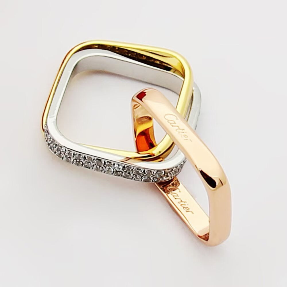 [Resenly Jewelry]TRINITY 3.5MM CUSHION RING COLLECTION