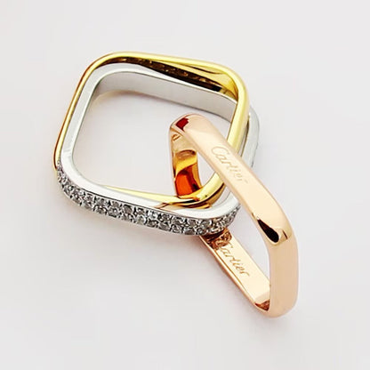 [Resenly Jewelry]TRINITY 3.5MM CUSHION RING COLLECTION