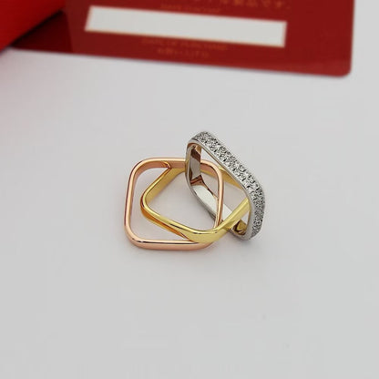 [Resenly Jewelry]TRINITY 3.5MM CUSHION RING COLLECTION