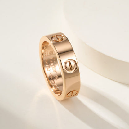 [Resenly Jewelry]LOVE RING 5.5MM NO DIAMOND