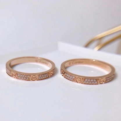 [Resenly Jewelry]LOVE RING 2.65MM DIAMOND